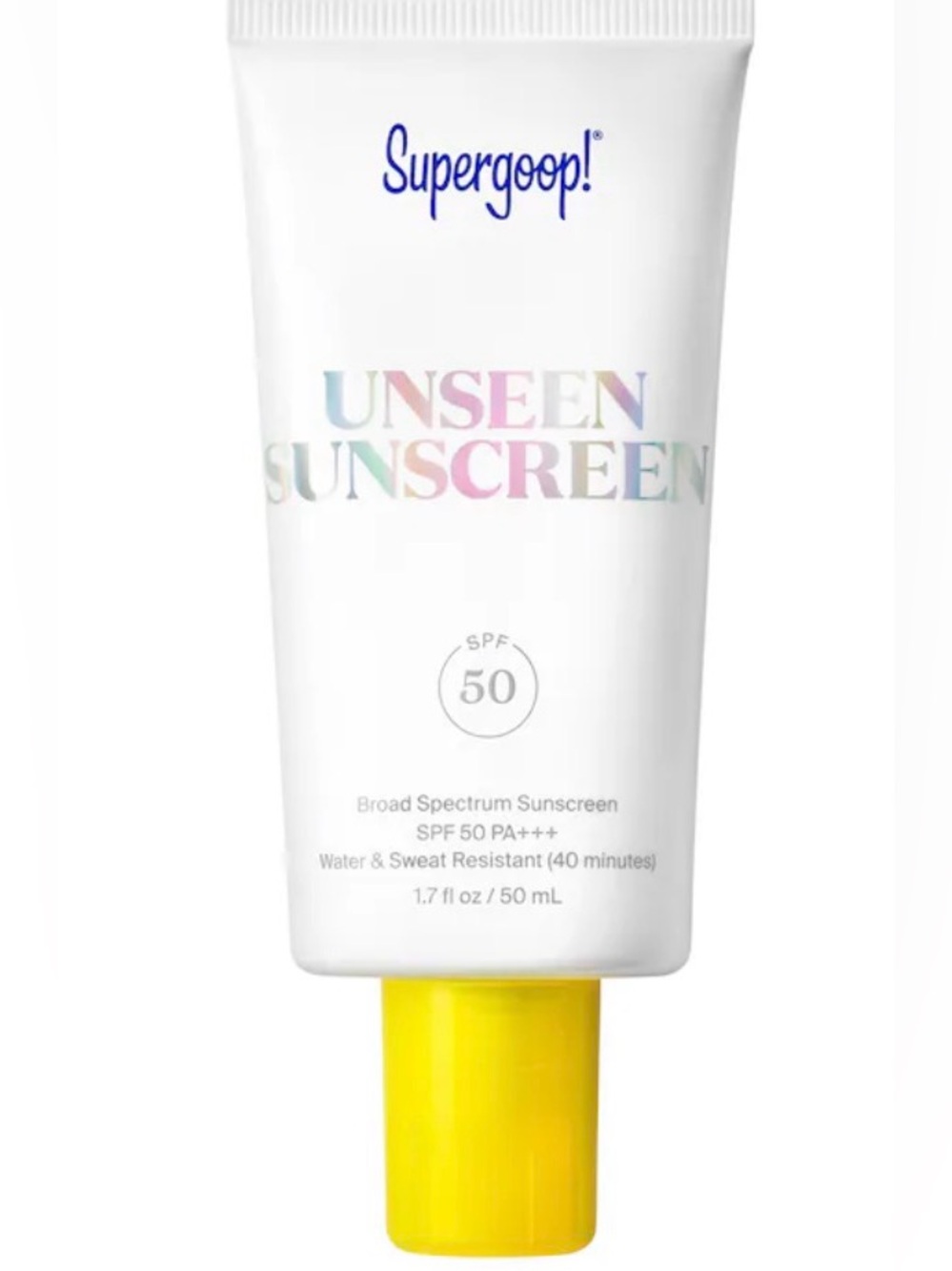 NEW Supergoop! Unseen Sunscreen SPF 50 1.7 oz Full Size
